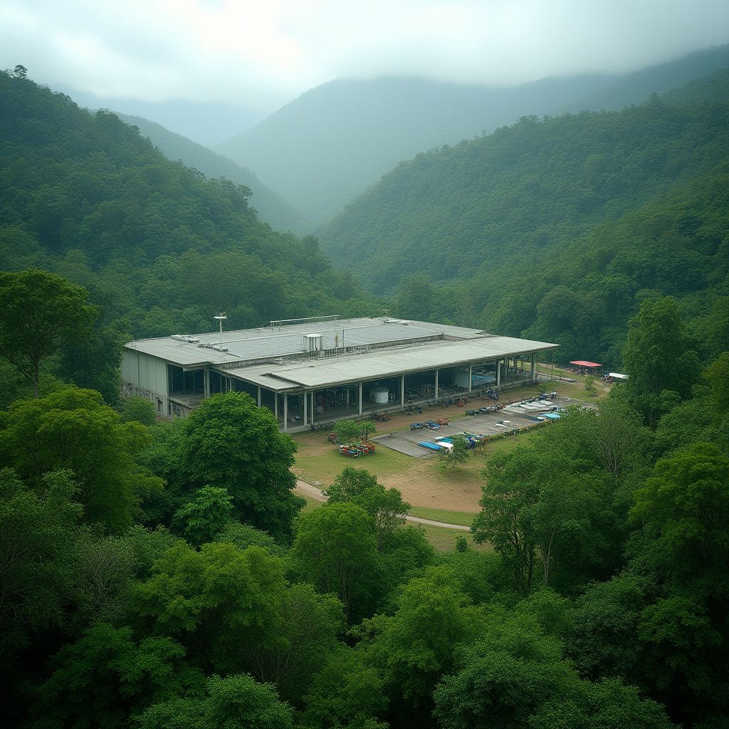 Estación YPF cerca de Iguazú